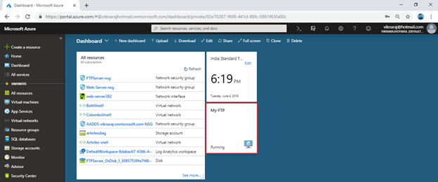 Configuring FTP Server In Microsoft Azure